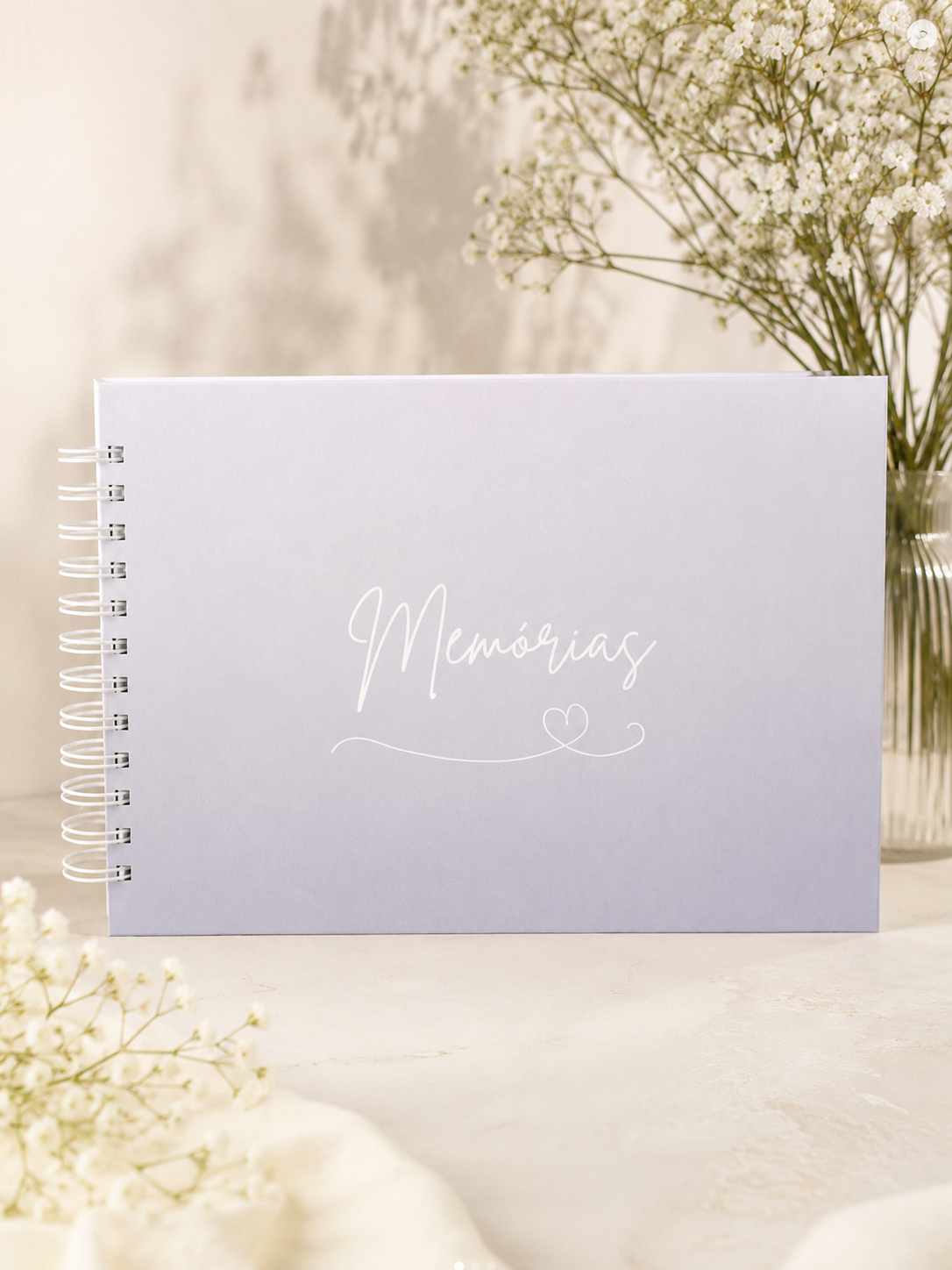 Álbum de memórias personalizado